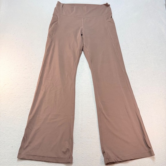 Member's Mark Everyday Flare Yoga Pants Brown Bear XL High Waist Pocket - Picture 1 of 8